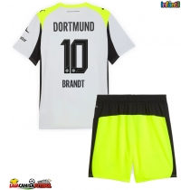 Camisa de Futebol Borussia Dortmund Julian Brandt #10 Equipamento Secundário Infantil 2025-26 Manga Curta (+ Calças curtas)